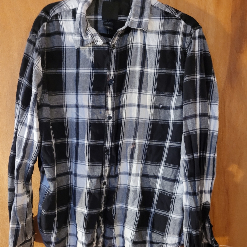 H&M Flannel Button Down Shirt
